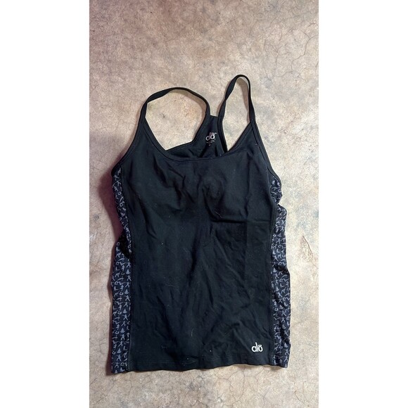 Alo top with built in bra Racerback alo size small / xs stretchy - Picture 1 of 1
